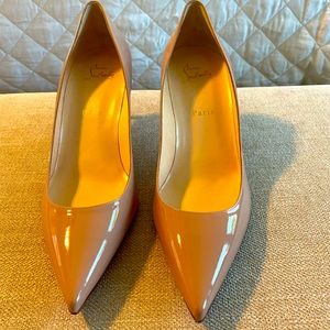 Clare 80 Patent Leather Red Sole Pumps